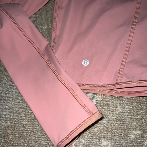 Break a trail 1/2 zip hoodie pastel pink Lululemon 6 - Picture 12 of 12
